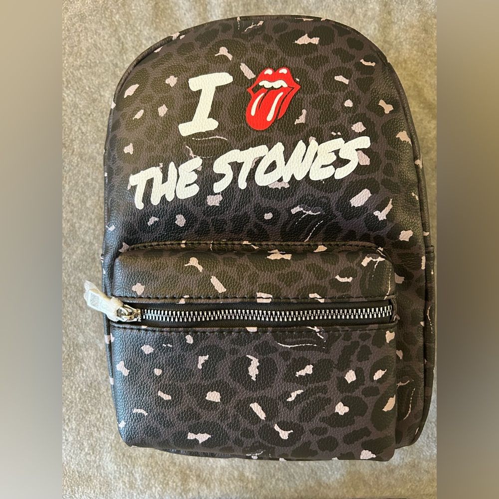 Bugatti Rolling Stones “I Love the Stones” Vegan Leather Backpack